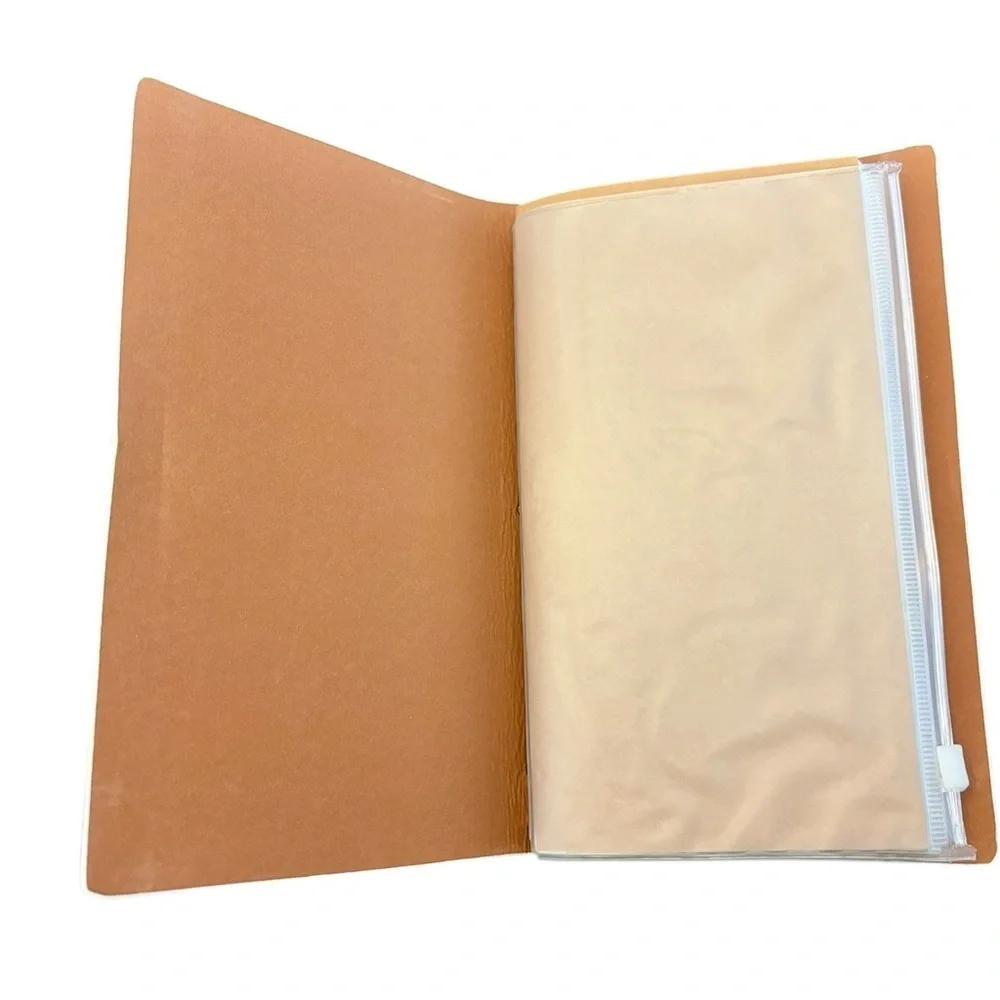 Travelers Notebook Journal Refillable Faux Leather A3 Zodiac  Virgo